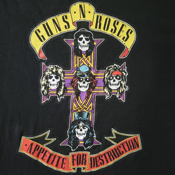 Guns N' Roses Black Graphic Tee - Picture 3 of 3